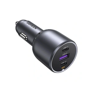 Hurtownia GSM - Încărcător auto UGREEN EC705 USB-A, 2xUSB-C 130W + cablu de 1m 5A - UGR5631 - {ean13} - Hurt