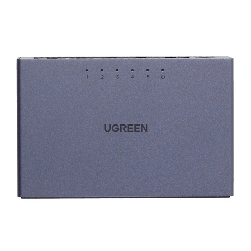 Przełącznik Switch UGREEN CM633 5-portowy GigaBit Ethernet (czarny)