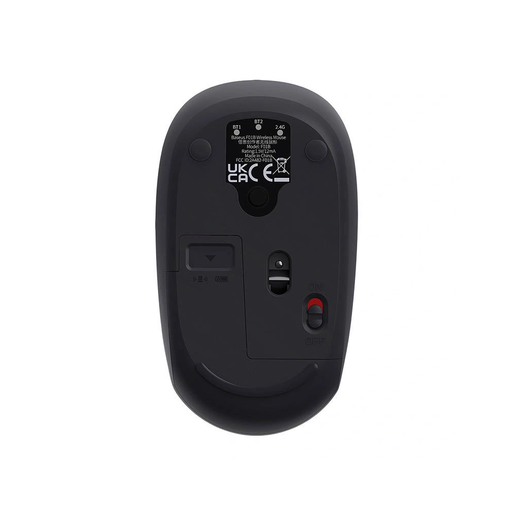 Hurtownia GSM - Baseus F01B Tri-Mode Vezeték nélküli Egér 2.4G BT 5.0 1600 DPI (szürke) - BSU8960 - {ean13} - Hurt