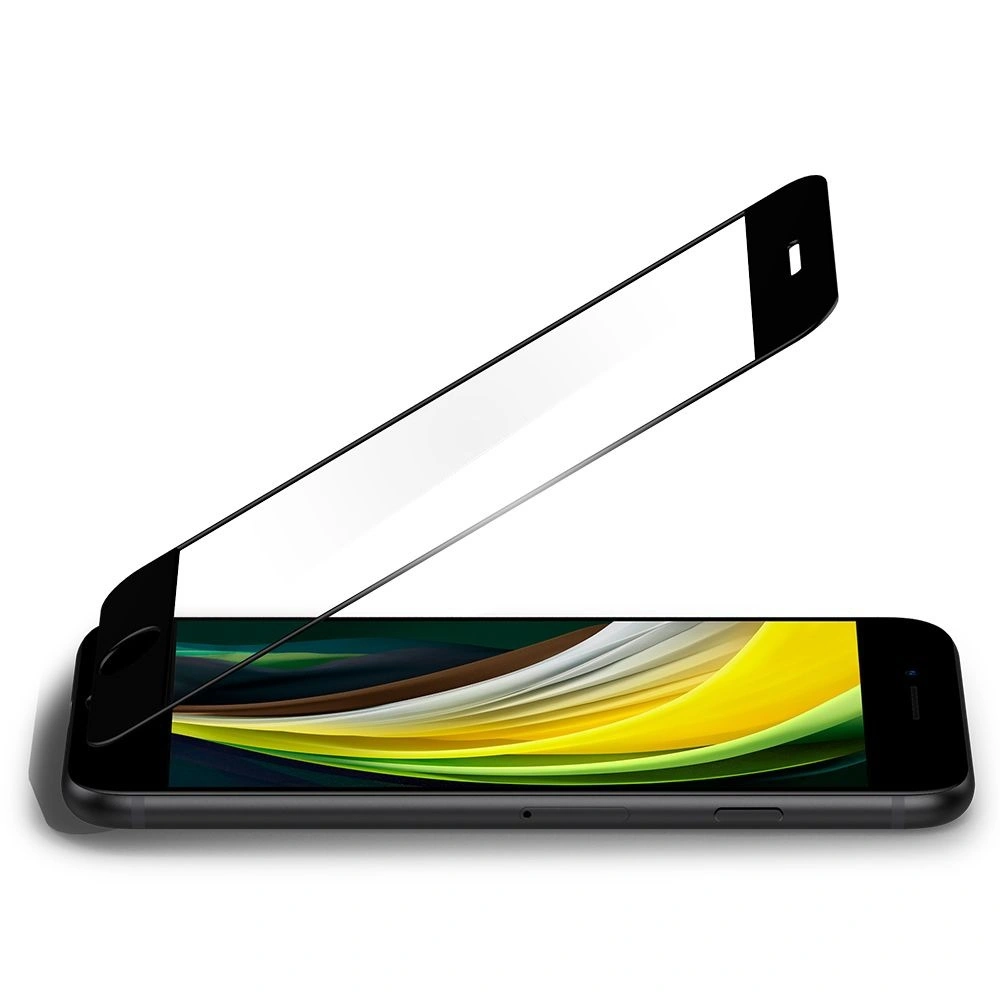 Hurtownia GSM - Tvrdé sklo Spigen GLAS.tR AlignMaster Apple iPhone SE 2022/SE 2020/8/7 Černé - SPN1137BLK - {ean13} - Hurt