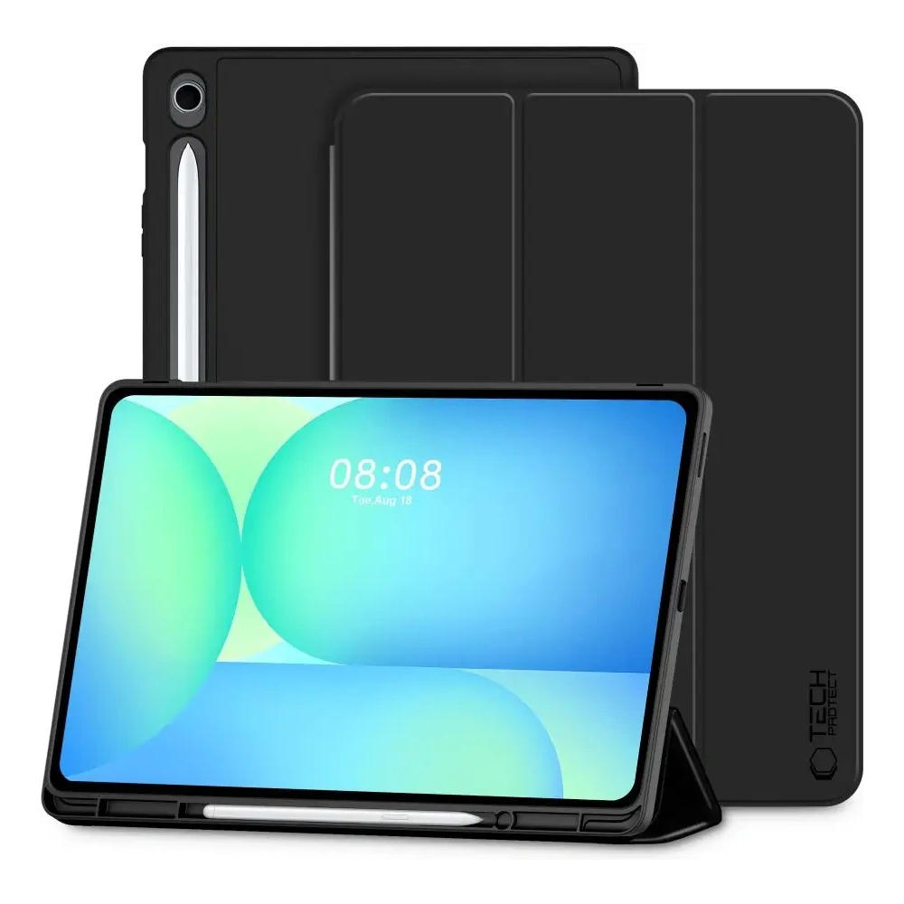 Hurtownia GSM - Tech-Protect SmartCase Pen Samsung Galaxy Tab S10 FE+ Plus 13.1 X620 / X626b Negru - THP4221 - {ean13} - Hurt