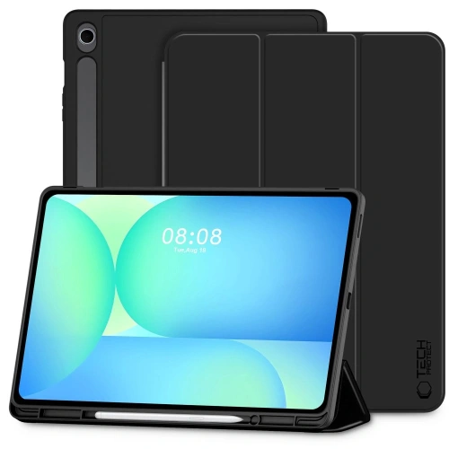 Etui Tech-Protect SmartCase Pen Samsung Galaxy Tab S10 FE+ Plus 13.1 X620 / X626b Black