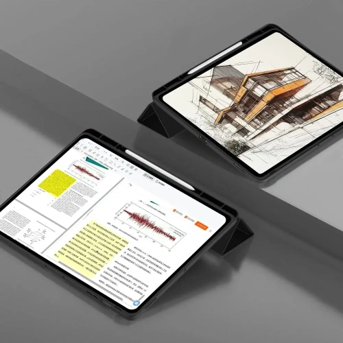 Etui Tech-Protect SmartCase Pen Samsung Galaxy Tab S10 FE+ Plus 13.1 X620 / X626b Black