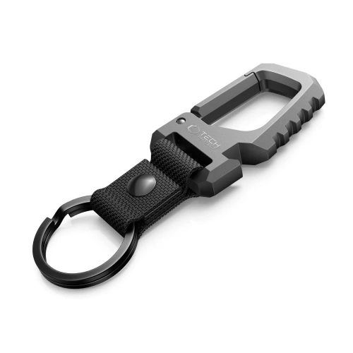 Brelok Tech-Protect Slidelock Carabiner Keychain Gunmetal