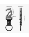 Wholesale Tech-Protect Slidelock Carabiner Keychain Gunmetal - THP4222 - {ean13} - Hurt