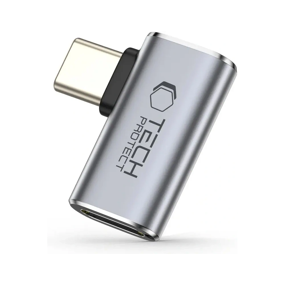 Wholesale Tech-Protect Ultraboost AA01 Angle Adapter USB-C Grey - THP4223 - {ean13} - Hurt