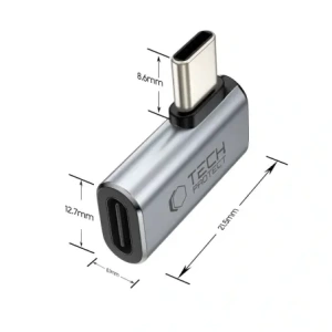 Hurtownia GSM - Adapter unghi Tech-Protect Ultraboost AA01 USB-C Gri - THP4223 - {ean13} - Hurt