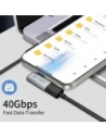Wholesale Tech-Protect Ultraboost AA01 Angle Adapter USB-C Grey - THP4223 - {ean13} - Hurt