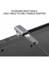 Wholesale Tech-Protect Ultraboost AA02 Angle Adapter USB-C Grey - THP4224 - {ean13} - Hurt