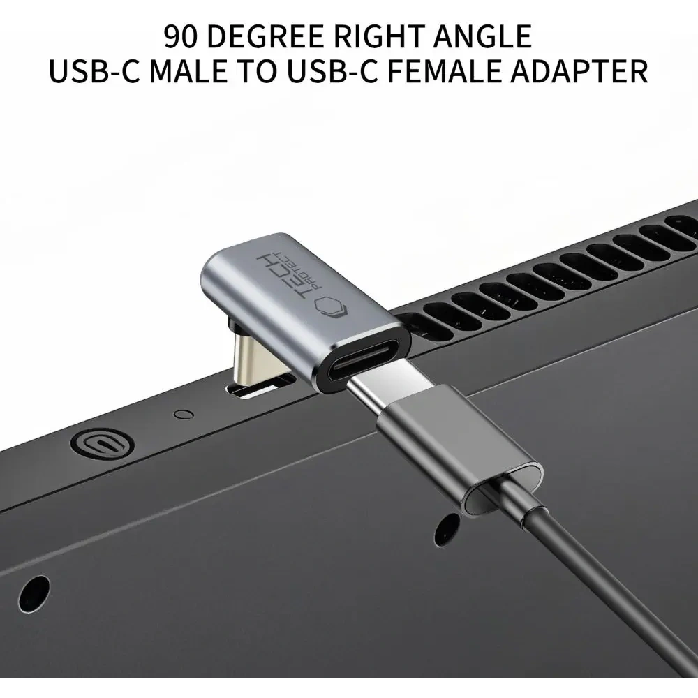 Wholesale Tech-Protect Ultraboost AA02 Angle Adapter USB-C Grey - THP4224 - {ean13} - Hurt