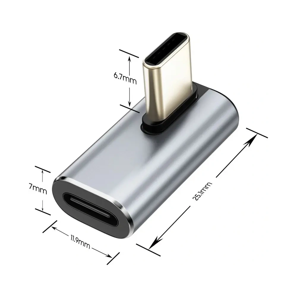 Hurtownia GSM - Tech-Protect Ultraboost AA03 Szögadapter USB-C Szürke - THP4225 - {ean13} - Hurt