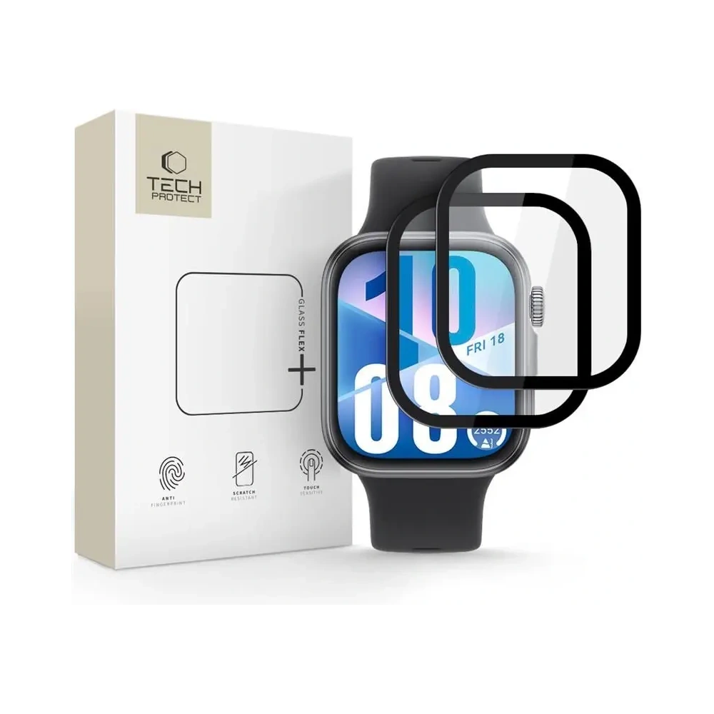 Wholesale Tech-Protect Glass Flex+ Huawei Watch Fit 3 / 4 Black [2 PACK] - THP4226 - {ean13} - Hurt