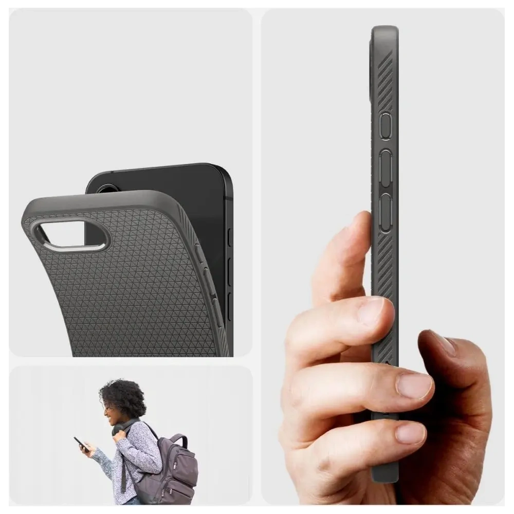Hurtownia GSM - Spigen Liquid Air Apple iPhone 16e Márvány Szürke - SPN16772 - {ean13} - Hurt