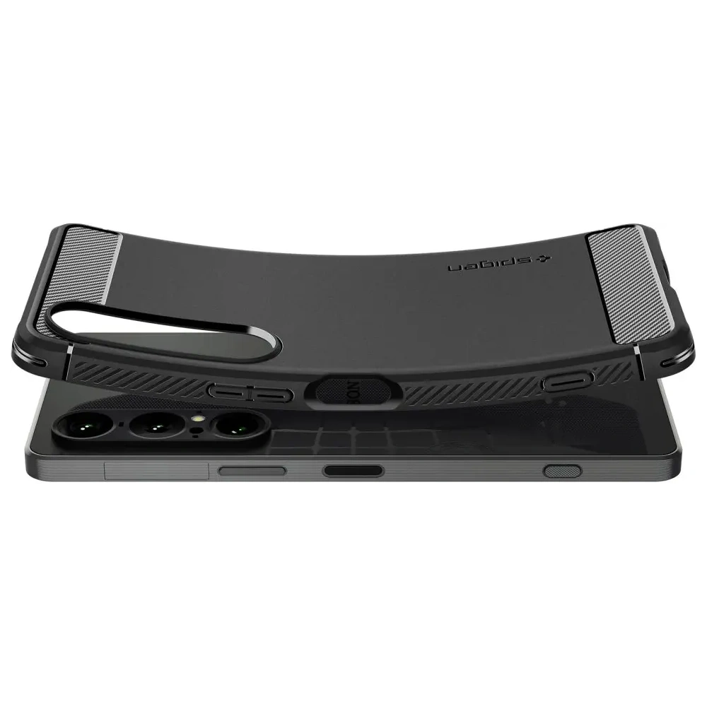 Wholesale Spigen Rugged Armor Sony Xperia 1 VII Matte Black - SPN16773 - {ean13} - Hurt