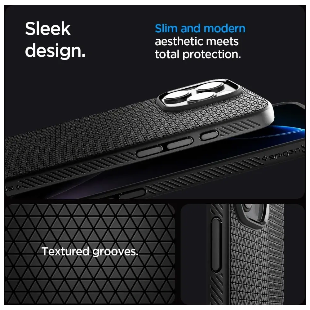 Hurtownia GSM - Spigen Liquid Air T Mag MagSafe Apple iPhone 16 Pro Max Matt Fekete - SPN16774 - {ean13} - Hurt