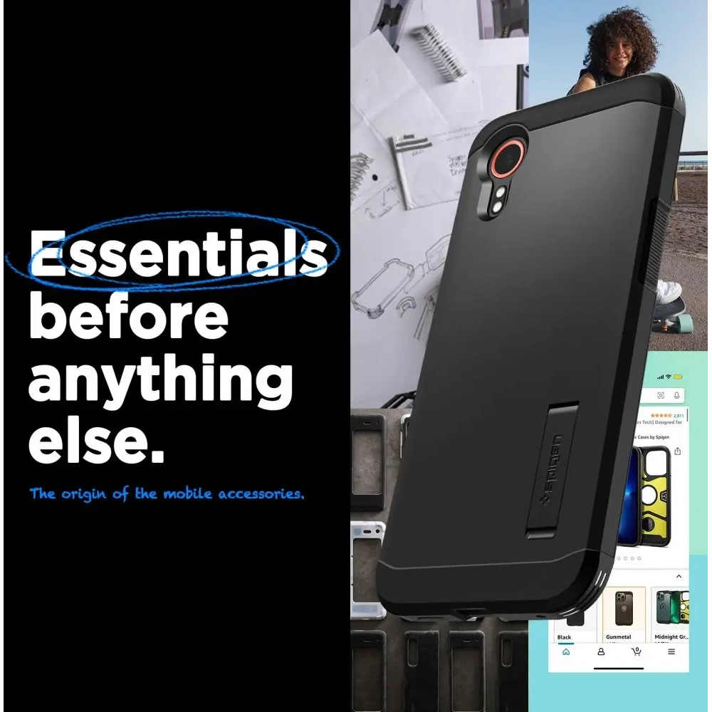 Hurtownia GSM - Spigen Tough Armor Samsung Galaxy Xcover 7 Pro Negru - SPN16775 - {ean13} - Hurt