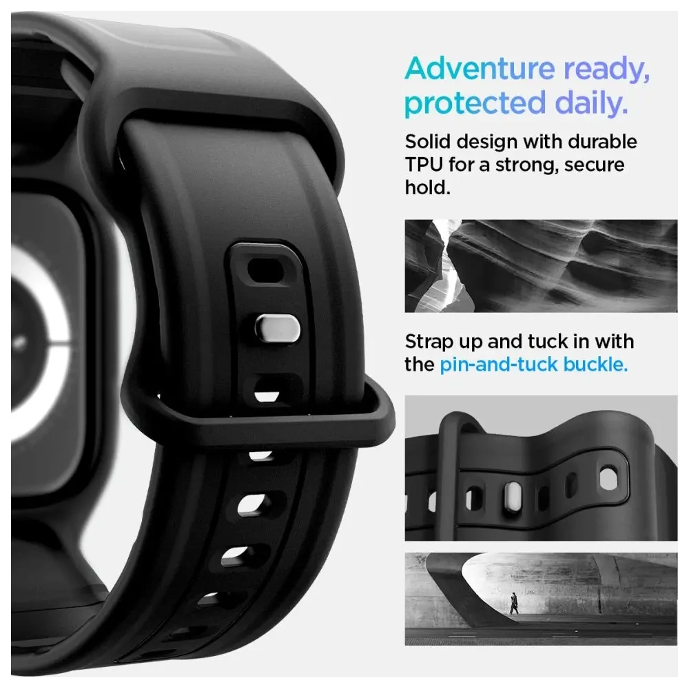 Hurtownia GSM - Spigen Vault Pro Apple Watch 10 46mm Matná Černá - SPN16777 - {ean13} - Hurt