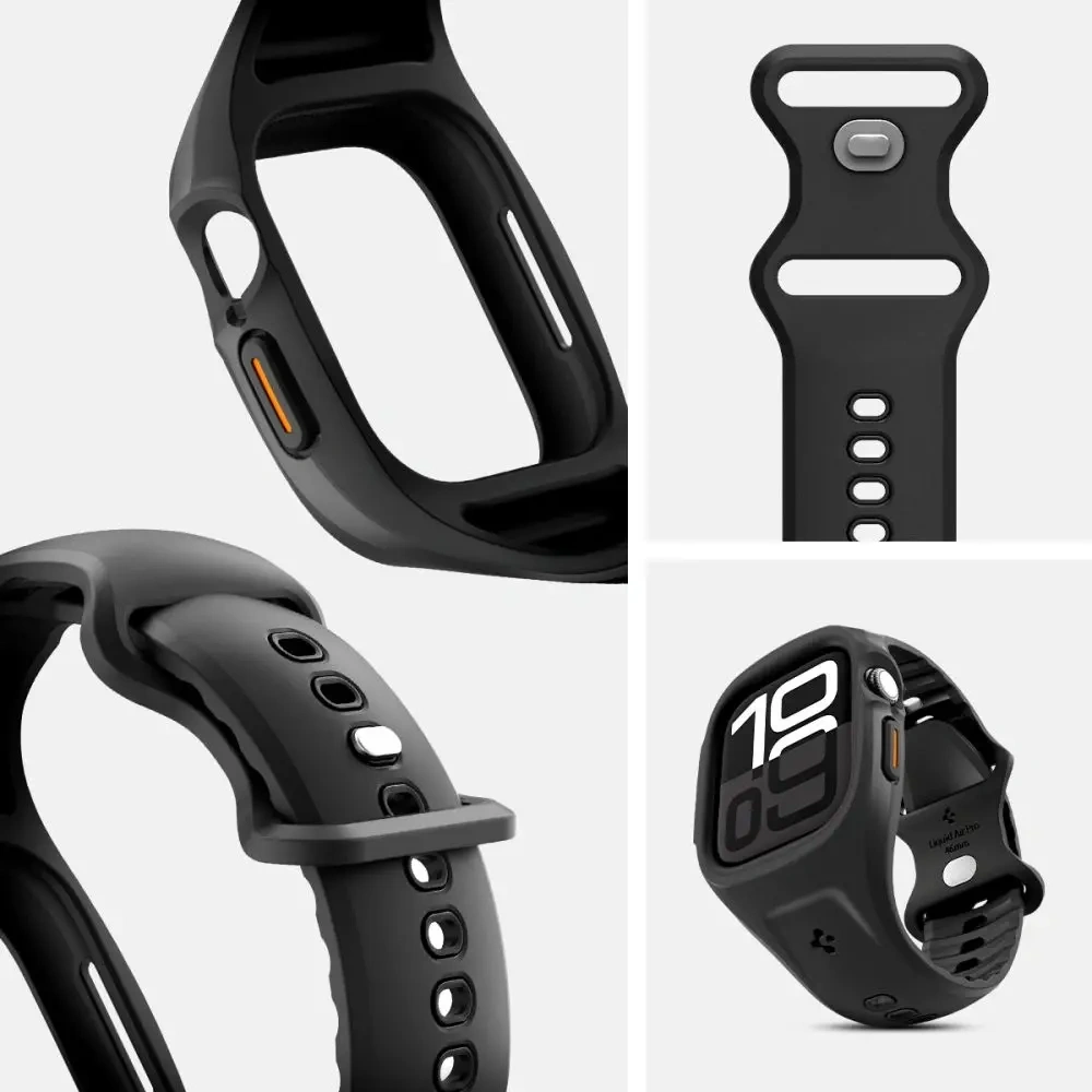 Hurtownia GSM - Spigen Liquid Air Pro Apple Watch 10 46mm Matná černá - SPN16779 - {ean13} - Hurt