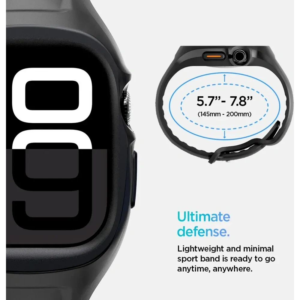 Hurtownia GSM - Spigen Liquid Air Pro Apple Watch 10 46mm Matná černá - SPN16779 - {ean13} - Hurt