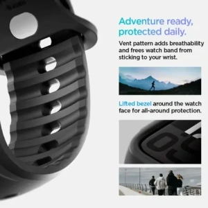 Hurtownia GSM - Spigen Liquid Air Pro Apple Watch 10 46mm Matná černá - SPN16779 - {ean13} - Hurt