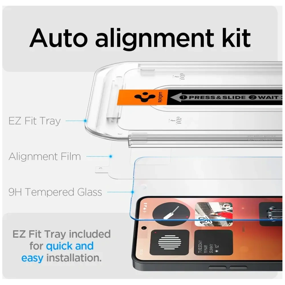 Hurtownia GSM - Spigen Glas.tr ez Fit Nothing Phone 3a / 3a Pro Clar - SPN16780 - {ean13} - Hurt