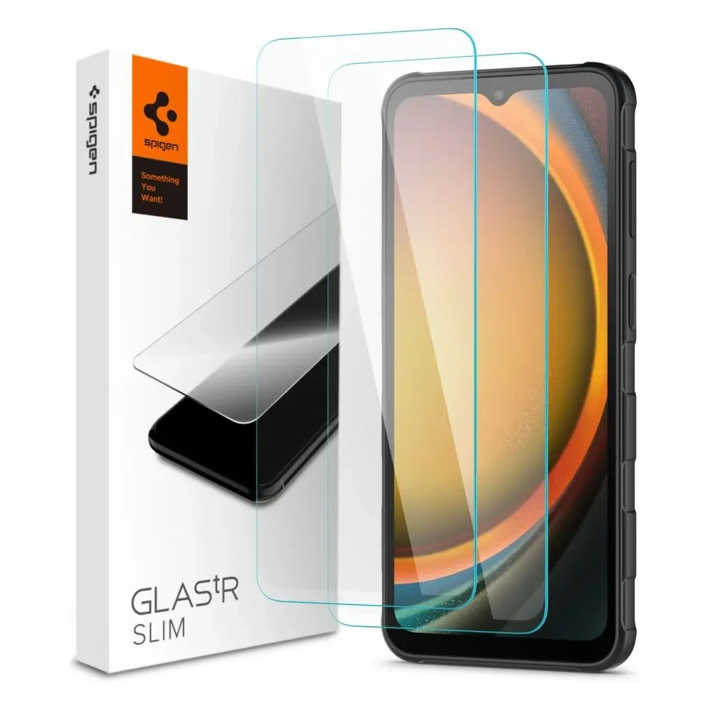 Wholesale Spigen GLAS.tR Slim Samsung Galaxy Xcover 7 / 7 Pro Clear [2 PACK] - SPN16781 - {ean13} - Hurt