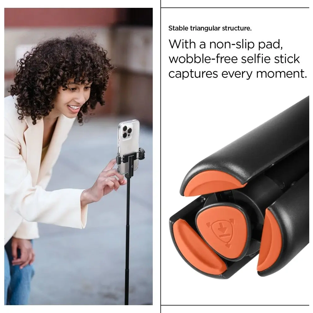 Hurtownia GSM - Spigen S541W Bluetooth Selfie Bot Tripod Fekete - SPN16785 - {ean13} - Hurt