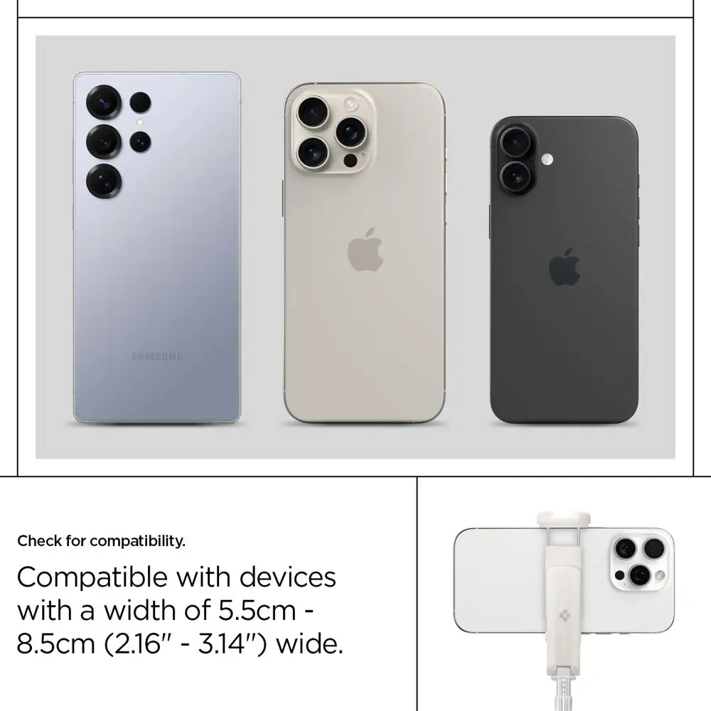 Hurtownia GSM - Spigen S541W Bluetooth selfie tyč s trojnožkou Dune Beige - SPN16786 - {ean13} - Hurt