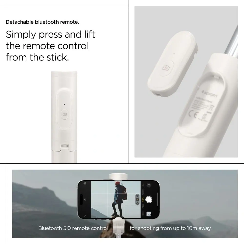 Hurtownia GSM - Spigen S541W Bluetooth Selfie Stick Tripod Bej Dune - SPN16786 - {ean13} - Hurt