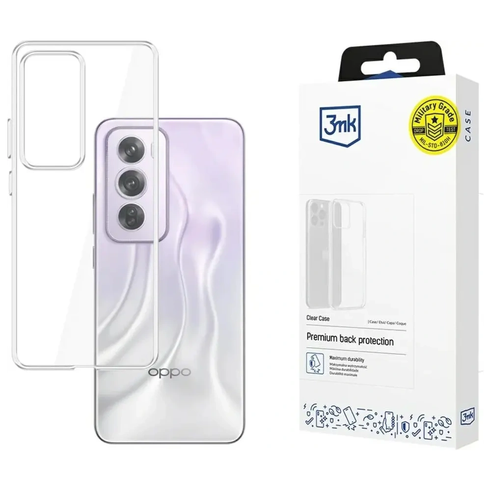 Hurtownia GSM - Carcasa transparentă 3MK pentru Oppo Reno 12 Pro - 3MK16326 - {ean13} - Hurt