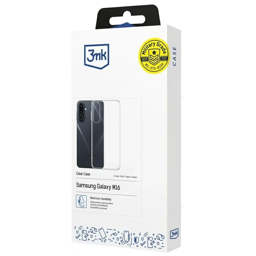 Wholesale 3MK Clear Case Samsung Galaxy M16 5G - 3MK16334 - {ean13} - Hurt