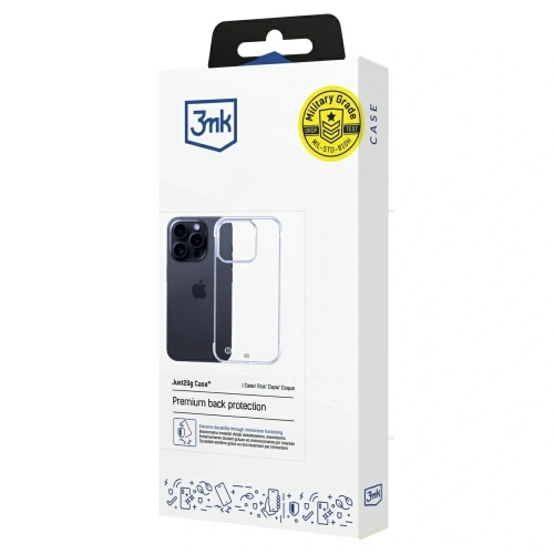Etui 3MK Just20g Clear Case do Apple iPhone 14 Pro Max