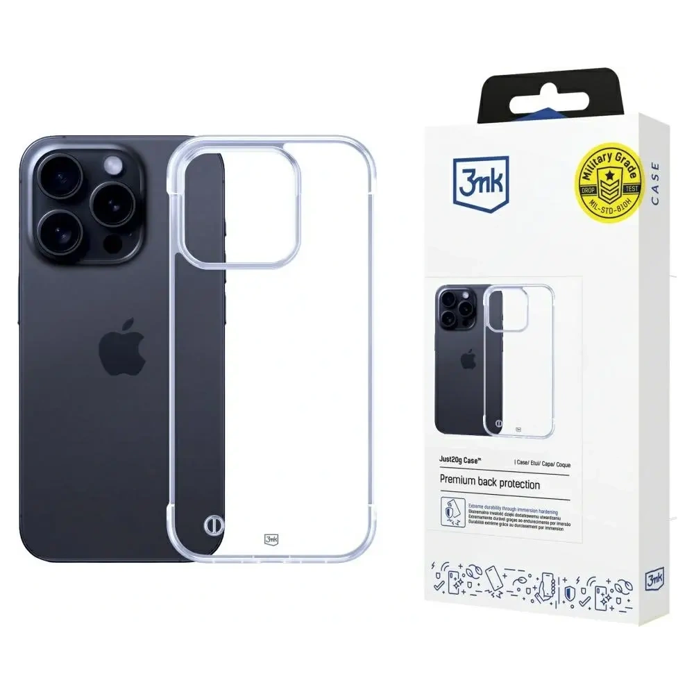 Wholesale 3MK Just20g Clear Case Apple iPhone 16 Pro Max - 3MK16362 - {ean13} - Hurt