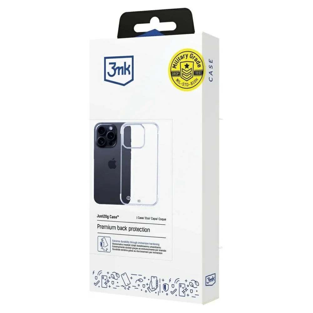 Hurtownia GSM - 3MK Just20g Čirý kryt Apple iPhone 16 Pro Max - 3MK16362 - {ean13} - Hurt