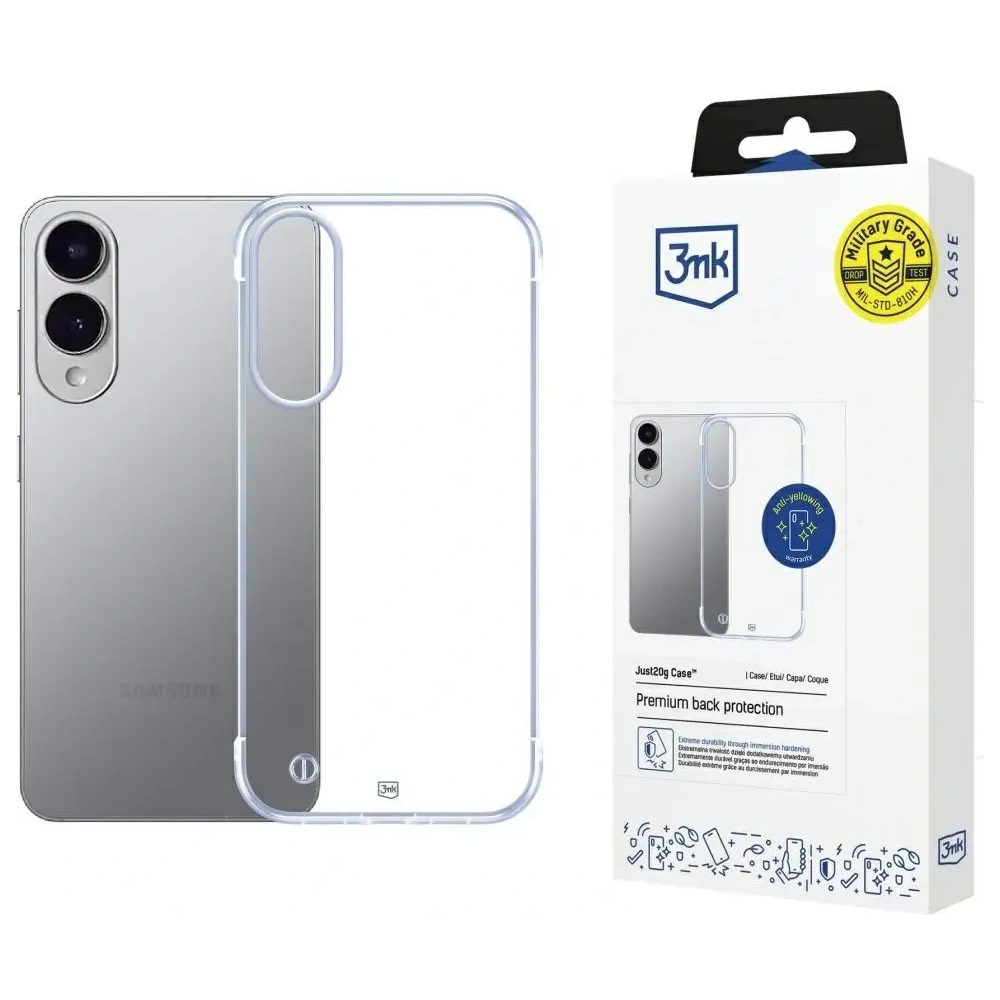 Hurtownia GSM - Etui 3MK Just20g Clear Case do Samsung Galaxy S25 Edge - 3MK16363 - {ean13} - Hurt