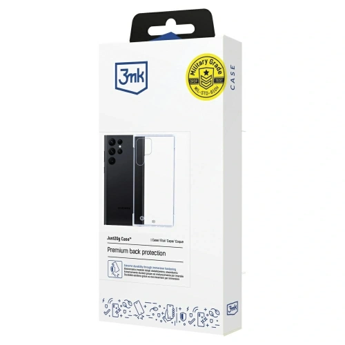 Etui 3MK Just20g Clear Case do Samsung Galaxy S22 Ultra 5G