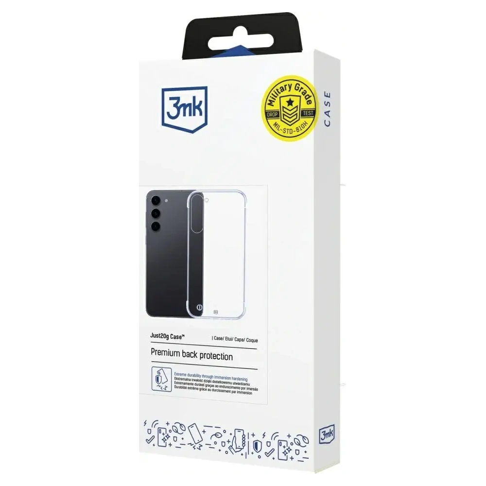 Hurtownia GSM - 3MK Just20g Carcasa Transparentă Samsung Galaxy S23 5G - 3MK16365 - {ean13} - Hurt