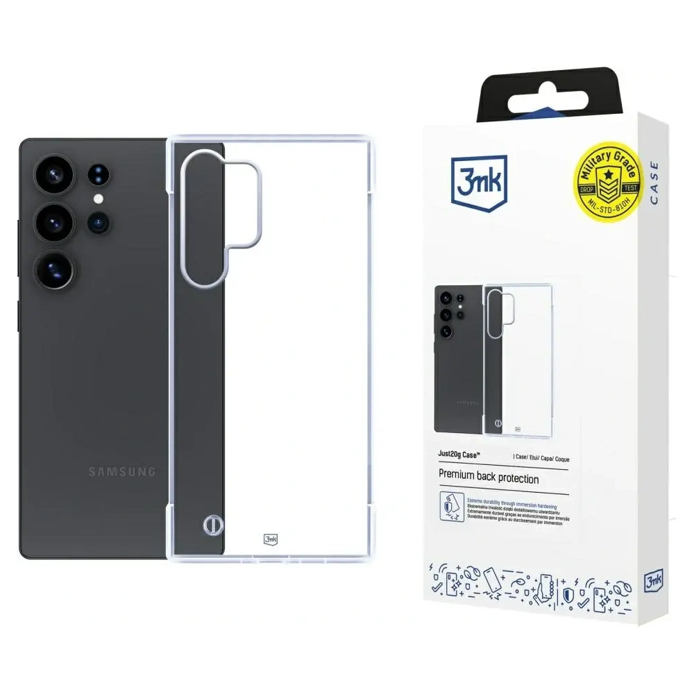 Hurtownia GSM - Etui 3MK Just20g Clear Case do Samsung Galaxy S25 Ultra - 3MK16372 - {ean13} - Hurt