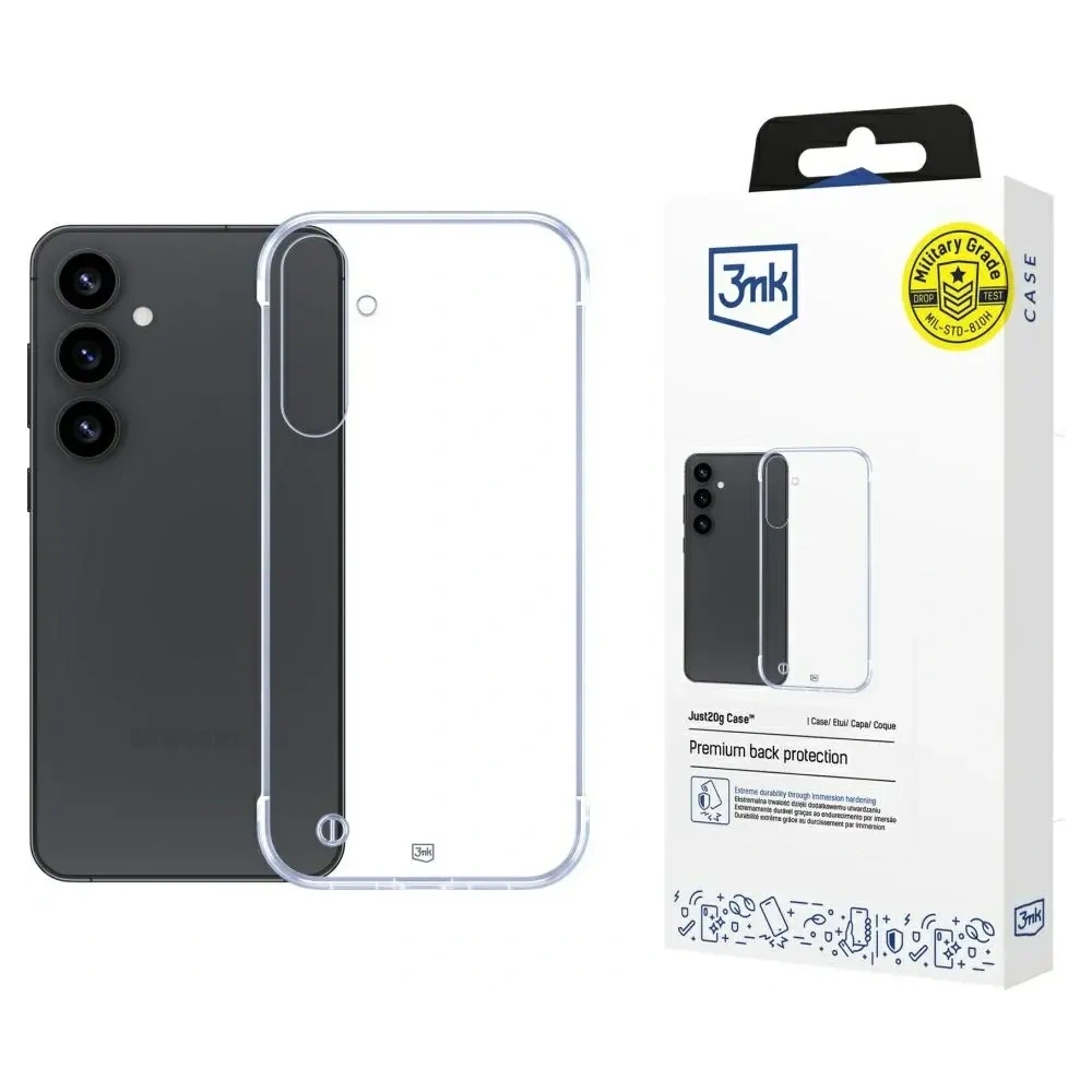 Hurtownia GSM - 3MK Just20g Átlátszó Tok Samsung Galaxy S25+ Plus számára - 3MK16373 - {ean13} - Hurt