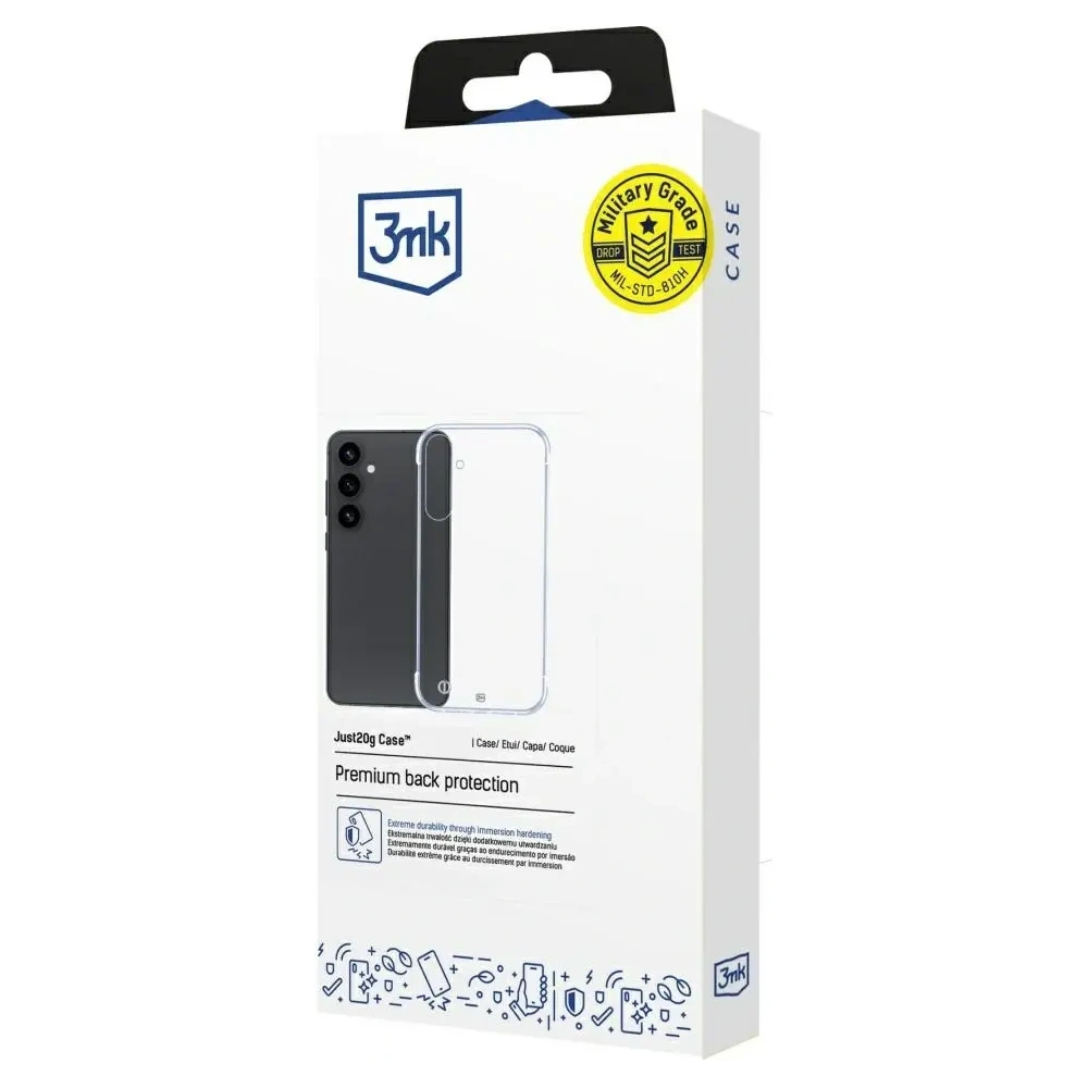 Hurtownia GSM - 3MK Just20g Átlátszó Tok Samsung Galaxy S25+ Plus számára - 3MK16373 - {ean13} - Hurt