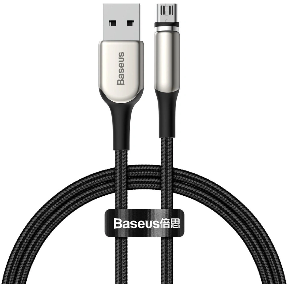 Hurtownia GSM - Kabel magnetyczny micro USB Baseus Zinc 2A 1m (czarny) - BSU1518BLK - {ean13} - Hurt