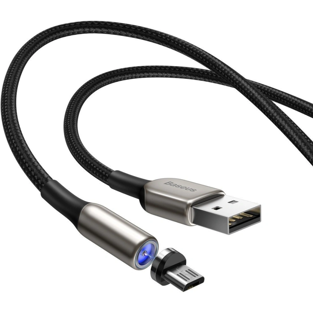 Hurtownia GSM - Kabel magnetický micro USB Baseus Zinc 2A 1m (černý) - BSU1518BLK - {ean13} - Hurt