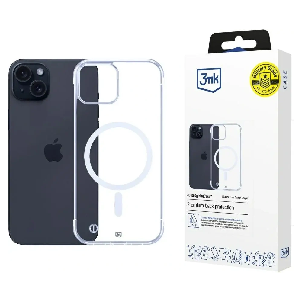 Etui 3MK Just20g MagCase do Apple iPhone 15 Plus