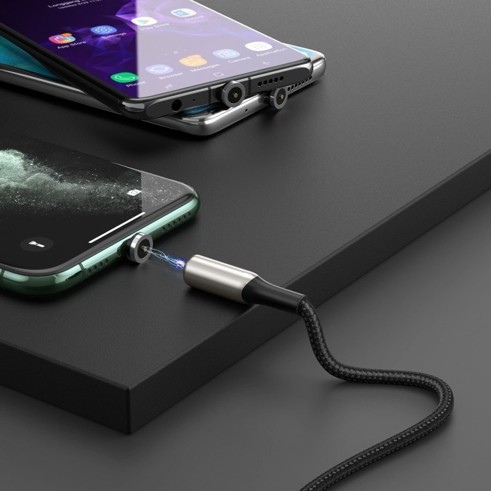Hurtownia GSM - Kabel magnetický micro USB Baseus Zinc 2A 1m (černý) - BSU1518BLK - {ean13} - Hurt