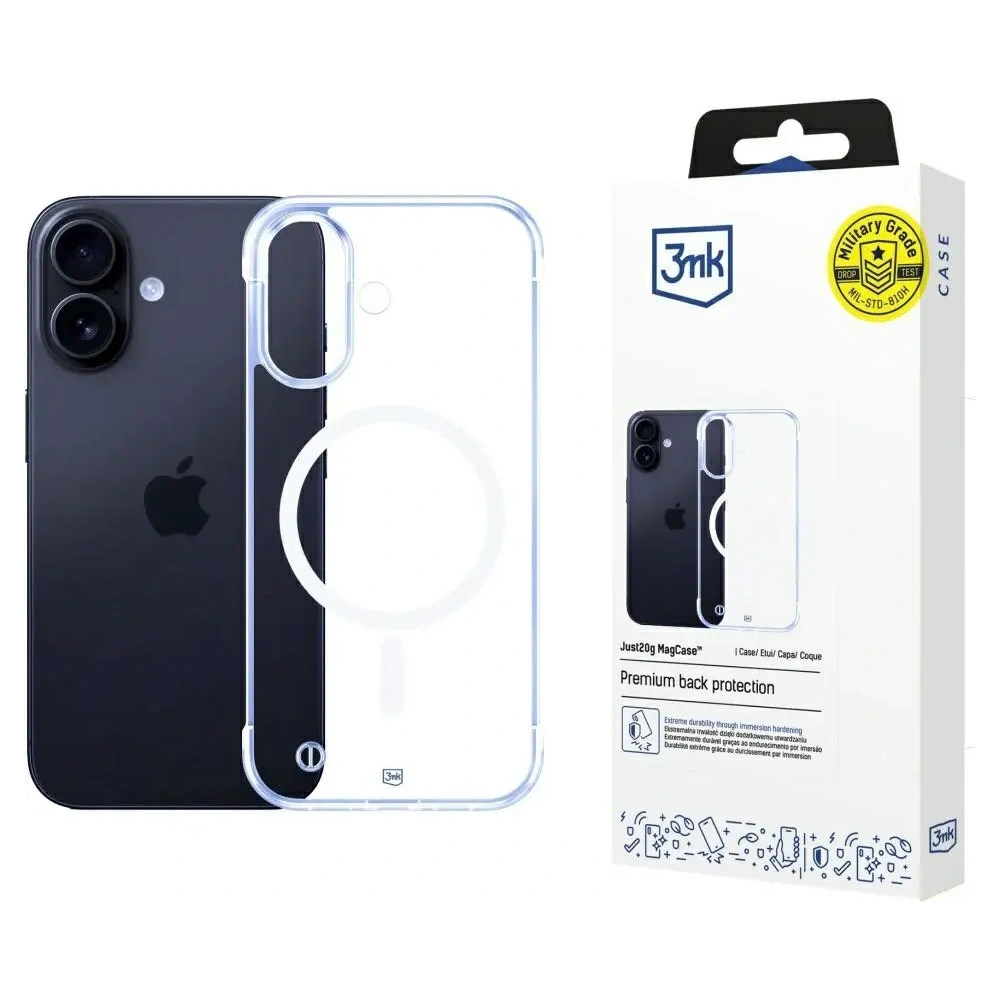 Hurtownia GSM - 3MK Just20g MagCase Apple iPhone 16 Plus - 3MK16386 - {ean13} - Hurt