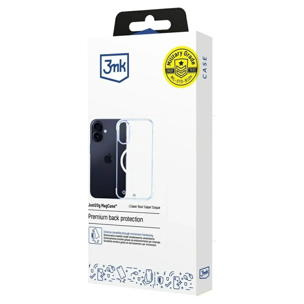 Hurtownia GSM - 3MK Just20g MagCase Apple iPhone 16 Plus - 3MK16386 - {ean13} - Hurt