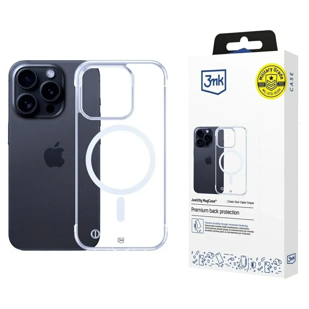 Hurtownia GSM - Etui 3MK Just20g MagCase do Apple iPhone 16 Pro - 3MK16387 - {ean13} - Hurt