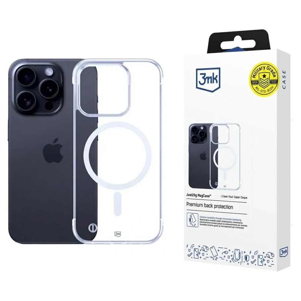 Hurtownia GSM - Etui 3MK Just20g MagCase do Apple iPhone 16 Pro Max - 3MK16388 - {ean13} - Hurt