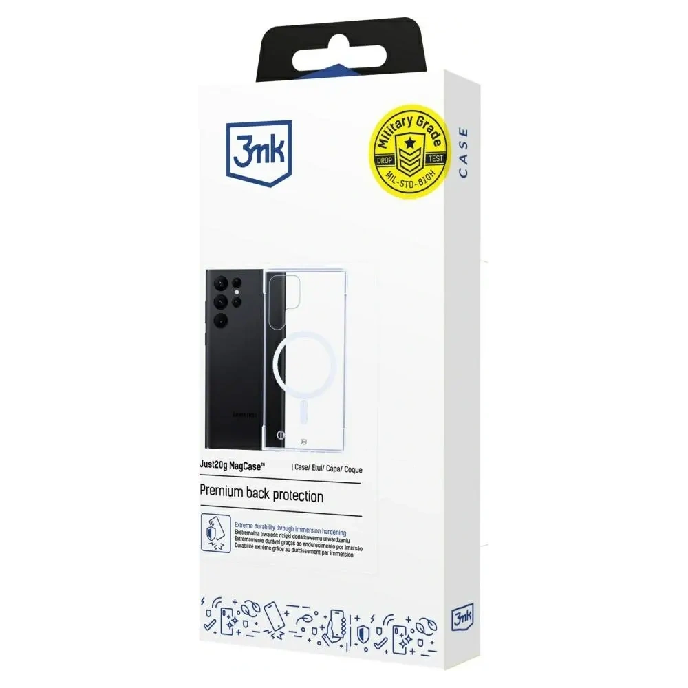 Hurtownia GSM - Etui 3MK Just20g MagCase do Samsung Galaxy S22 Ultra 5G - 3MK16390 - {ean13} - Hurt