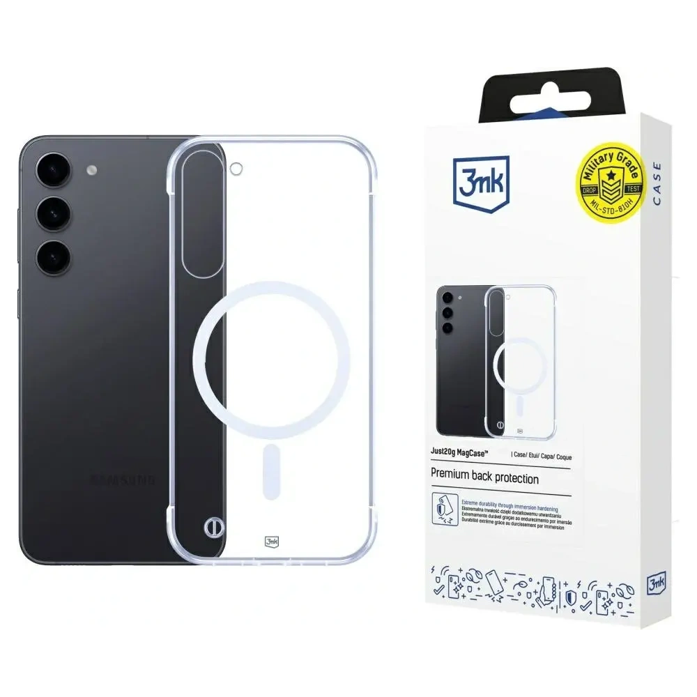 Hurtownia GSM - 3MK Just20g MagCase Samsung Galaxy S23 5G - 3MK16391 - {ean13} - Hurt